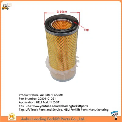 Chariot élévateur à filtre à air|Pièces et service pour chariots élévateurs|Fabrication de pièces de chariot élévateur HELI|20801-01021