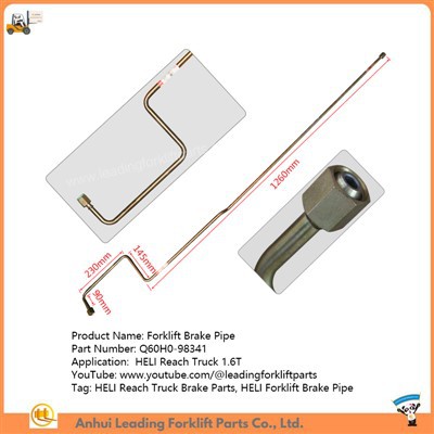 Tuyau de frein de chariot élévateur|Pièces de frein pour camion HELI Reach|Fournisseur de pièces de chariot élévateur à mât rétractable|Q60H0-98341