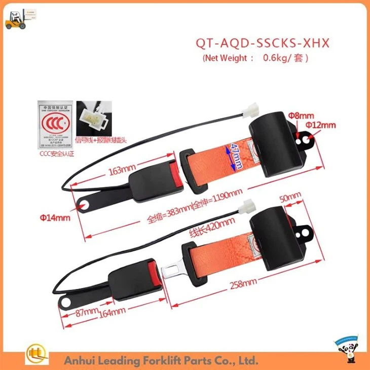 Forklift Safety Seat Belts
